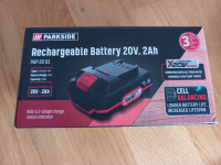 Parkside 20 V nova zapakirana baterija 30 eura 2Ah