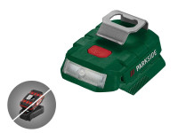 Parkside PAA 20 Li-B3 baterijski adapter lampa i punjač USB 2 x