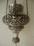 Antique silver oli lamp - Srebrno vječno svijetlo - uljna lampa