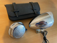 Prednje svjetlo, zvono i torbica SVE ZA 10€ (moguće slanje)