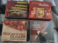 Glazba( klasika, film, plesna, Božić) na CD-u