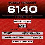 Zamjenske naljepnice za traktor Massey Ferguson 6140
