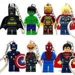 Lego privjesak figure - Iron man,  Superman, Batman, Hulk, Thor..