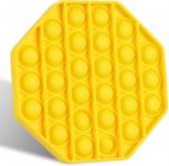 Push pop Bubble Fidget ► POP IT ◄ ANTI STRES igračka (žuti oktagon)