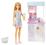 Barbie - Ice Cream Shopkeeper Playset (HCN46) (N)