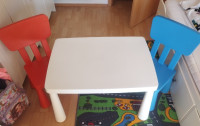 Ikea djecji stol i stolice