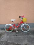Dječji bicikl 16 inča - 90eur, sjedalica za bicikl do 25kg - 40eur