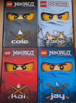 Set lego Ninjago - Cole, Zane, Kai, Jay