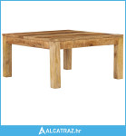 Stolić za kavu od masivnog drva manga 80 x 80 x 40 cm - NOVO