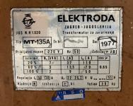 Elektroda MT-135A  - aparat za varenje - švas aparat