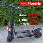 BYD Električni Auto Bicikl Romobil na Struju Motor 6000W Baterija 60V