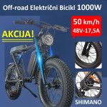 Najbolji ELEKTRIČNI Bicikl Motor MTB Off-road Skuter 48V-1000W SHIMANO