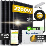 Solarni paneli Fotonaponski paneli Set za proizvodnju 2200W
