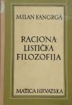 Milan Kangrga - Racionalistička filozofija