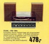 gramofon Dual Hs 130