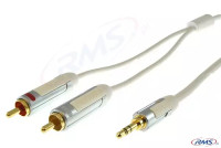 Kabel Profigold PROI3401 Stereo audio cable 3.5 mm 1m white