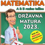 Pripreme za državnu maturu 2023. iz MATEMATIKE (A i B razina)