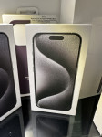 APPLE iPhone 15 Pro 256GB White Titanium Vakuum NOVO Račun 36 RATA