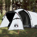 vidaXL Šator za kampiranje za 3 osobe bijeli od tkanine vodootporan