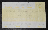 KK SPLUT- MZT SKOPJE, KUP R. SAPORTE 1998. ULAZNICA