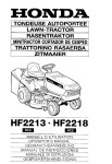 Dijelovi za traktor kosilicu HONDA 22/8  HF2218HL