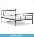 Okvir za krevet crni metalni 120 x 200 cm - NOVO