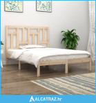 Okvir za krevet od masivnog drva 120 x 190 cm 4FT mali bračni - NOVO