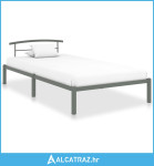Okvir za krevet sivi metalni 90 x 200 cm - NOVO