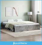 Okvir kreveta siva boja betona 180 x 200 cm veliki bračni - NOVO