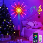 LED RGB vatromet dekoracija za zabave (svjetla prate ritam glazbe)