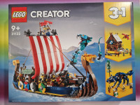 Lego Creator 31132 Viking Ship and the Midgard Serpent