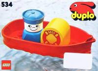 Lego duplo brod s mornarom