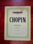 CHOPIN : Preludes fur Klavier - note