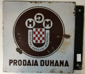 Tabla Hrvatski državni monopol, Prodaja duhana