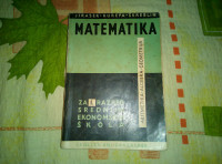 Matematika za I. razred srednje ekonomske škole - 1958. godina