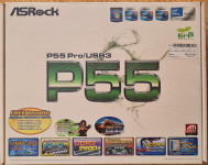 ASRock P55 Pro/USB3 + Intel I5 760 + 8GB DDR3-1600 +Katana3 CPU Cooler