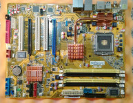 Matična Asus P5K,LGA775+CPU C2D E7300+cooler
