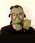 Gas (plinska) zelena vojna (JNA) maska MC1 - NEKORIŠTENO