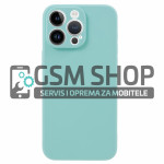 Mat TPU silikonska zaštitna maskica iPhone 15 Pro Max svijetlo plava