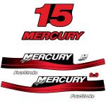 Zamjenske naljepnice za vanbrodski motor Mercury  15 f.s. (1999-2004)