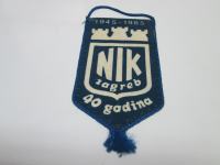 Zastavica -  NK Zagreb - 40 god / 1945-1985