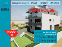 Apartman prodaja Sveti Filip i Jakov 177 m2 PENTHOUSE !!!