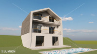 Građevinsko zemljište sa projektom za kuću 154m2 - Tušilović - 2080 m2