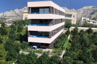 Penthouse 123,57m2 sa otvorenim pogledom na more, urbana vila Makarska