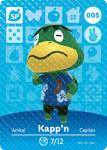 Animal Crossing amiibo kartica serija 1 broj 005 Kapp'n