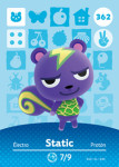 Animal Crossing amiibo kartica serija 4 broj 362 Static