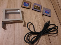 Nintendo Game Boy dijelovi (povećalo, kabel, igrice)