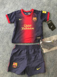 Djecji nogometni dres komplet FC Barcelona Nike velicina 9-12 mjeseci
