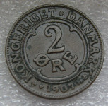 DENMARK 2 ORE 1907