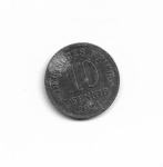 Germany 10 pfennig 1921 bez mint marke
